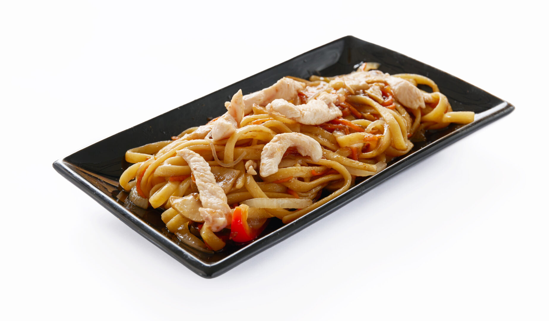 ЛАПША С КУРИЦЕЙ И ШАМПИНЬОНАМИ, вес 300 гр.